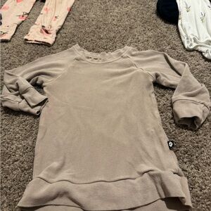 Kyte Baby Beige Long Sleeve Sweater